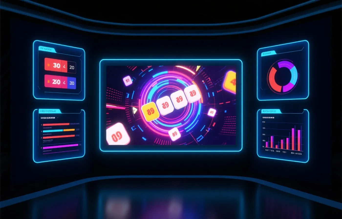 直播工作室示意畫面